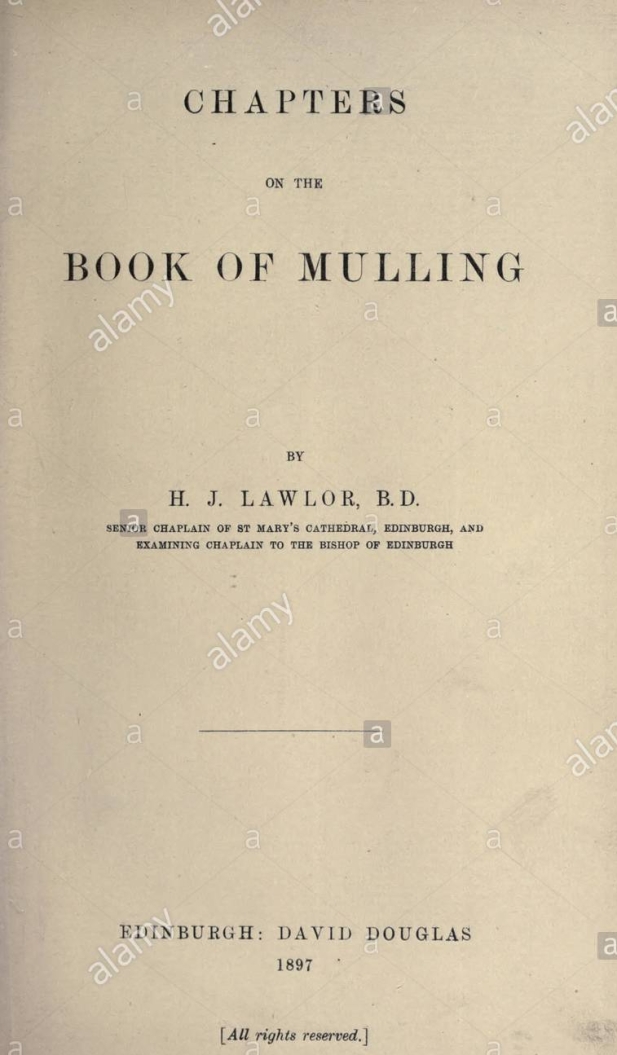 chapters-on-the-book-of-mulling-lawlor-hugh-jackson-1860-1938-w58dyc.jpg